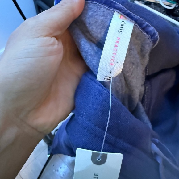 Nwt Anthropologie Daily Practice Floral Foiled Hoodie - Picture 3 of 5